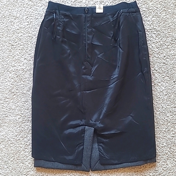 J.Crew Dark Gray 100% Wool Pencil Skirt Women’s 0 HO10 - Picture 7 of 11